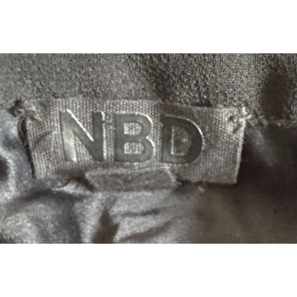 NBD Sz Small Black Gold Beaded‎ Tank Top EUC Sexy Back Cocktail - Picture 9 of 9